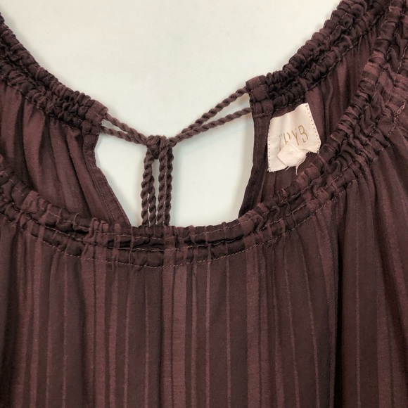 TRYB Organic Bamboo Brown Off Shoulder Top Small - Picture 5 of 7